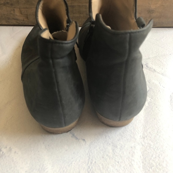 Paul Green Slate Gray Ankle Booties 37 - Picture 4 of 8